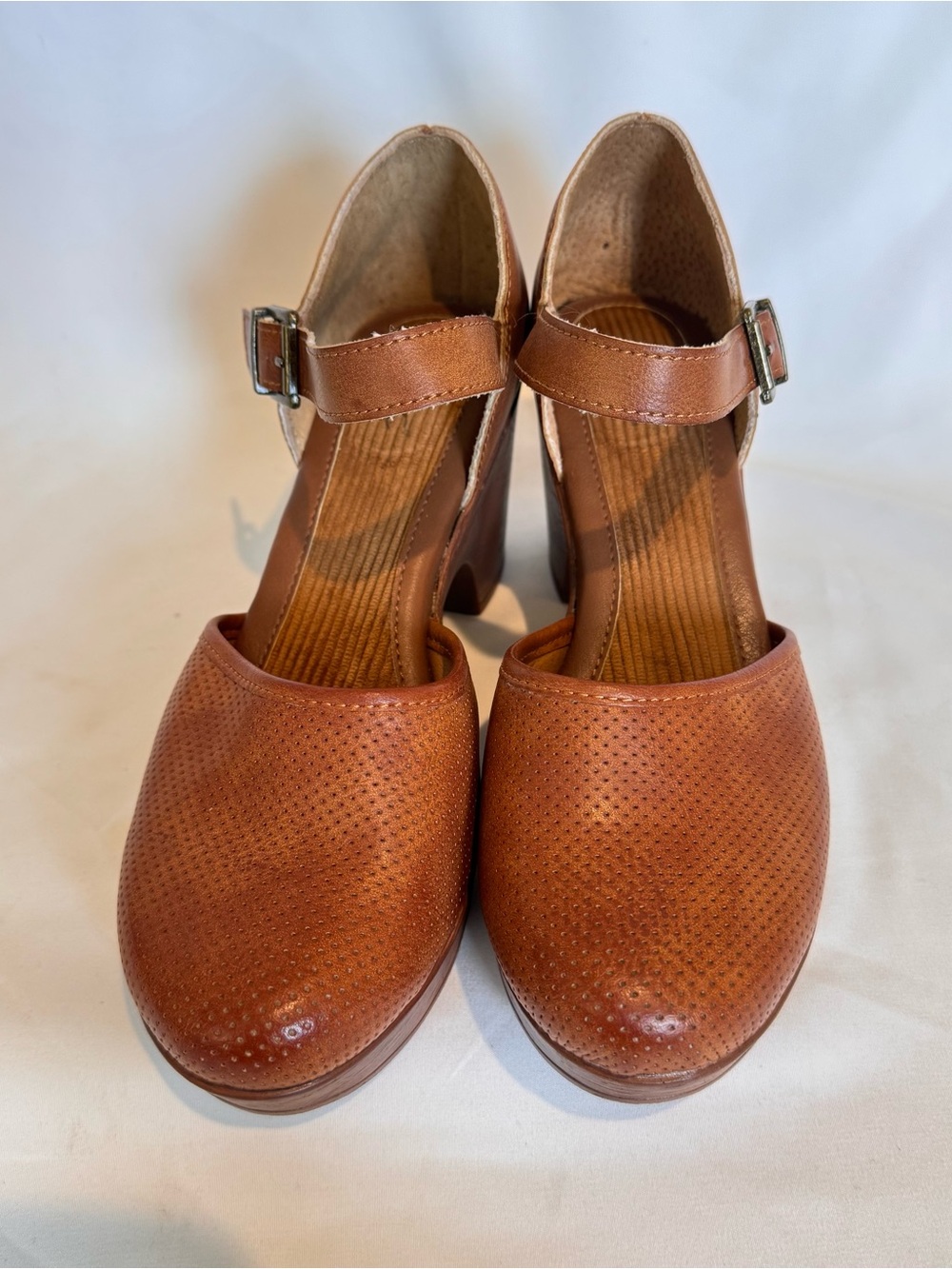 B.O.C Born Gia Womens 8 M Brown Closed Toe Comfort Mary Jane Platform Clogs Shoe - Picture 2 of 8